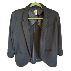 Lauren‎ Conrad Black Blazer Womens Size 12 Career Business Office